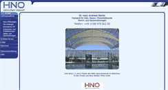 Desktop Screenshot of hno-muenchen-airport.de